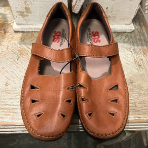 SAS Womens 10 Roamer Chestnut Brown Slip on Loafers
